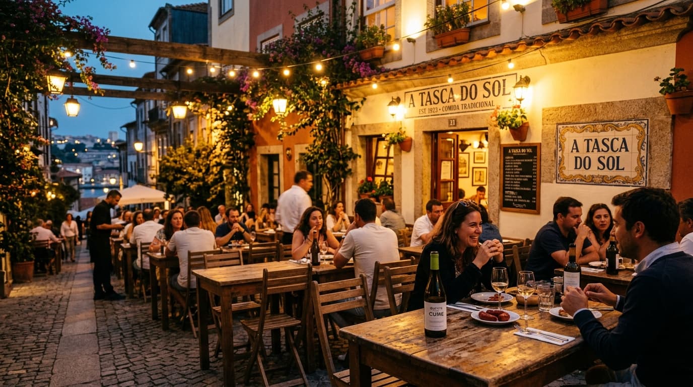 Esplanada de restaurante tradicional